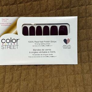 Color Street Nail Strips - Aubergine Deep Purple